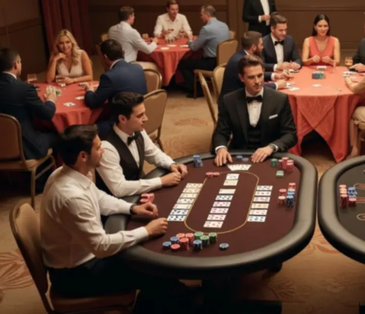 Strefa Casino Night na evencie firmowym